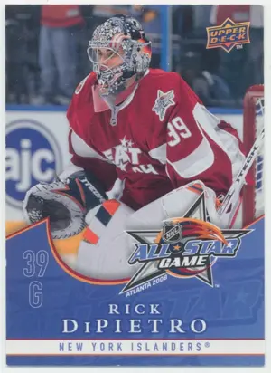 2008-09 UPPER DECK - RICK DiPIETRO #AS5 ALL STAR GAME⚠️