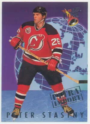 1992-93 FLEER ULTRA - PETER STASTNY #24 ULTRA IMPORT