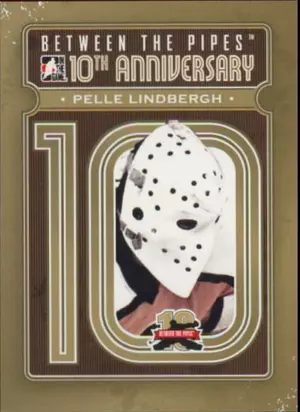 2011-12 BETWEEN THE PIPES - PELLE LINDBERGH #BTPA-42 10TH ANNIVERSARY
