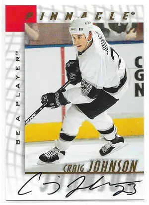 1997-98 Be A Player Autographs #100 Craig Johnson