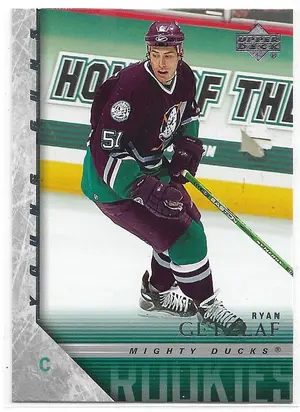 2005-06 Upper Deck #452 Ryan Getzlaf RC (Young Guns)