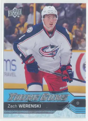 2016-17 UPPER DECK - ZACH WERENSKI #224 YOUNG GUNS