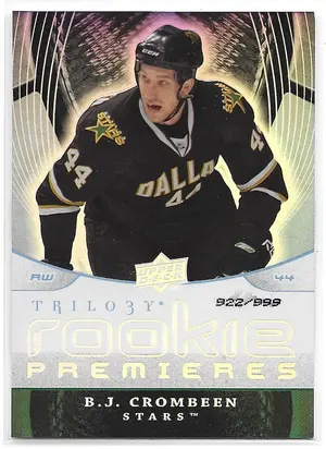 2008-09 Trilogy #141 B.J. Crombeen RC (922/999)