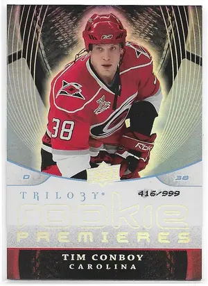 2008-09 Trilogy #155 Tim Conboy RC (416/999)