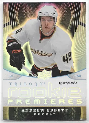 2008-09 Trilogy #160 Andrew Ebbett RC (892/999)