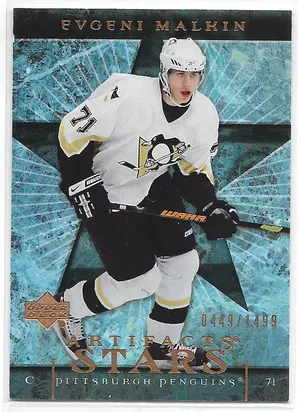 2007-08 Artifacts #138 Evgeni Malkin (Stars) (0449/1499)