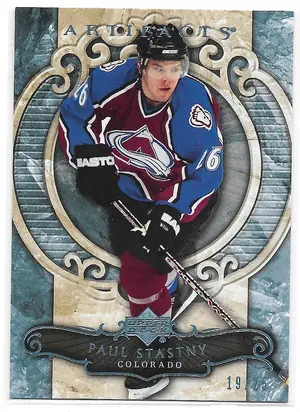 2007-08 Artifacts Blue #82 Paul Stastny (19/25)