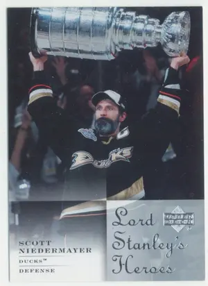 2007-08 UPPER DECK - SCOTT NIEDERMAYER #LSH4 LORD STANLEY'S HEROES