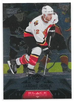 2007-08 Black Diamond #172 Jarome Iginla (Quad Diamond)