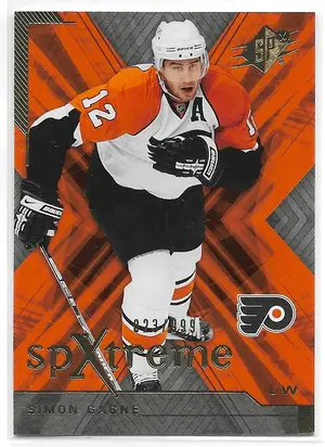 2007-08 SPx SPXtreme #X37 Simon Gagne (023/999)