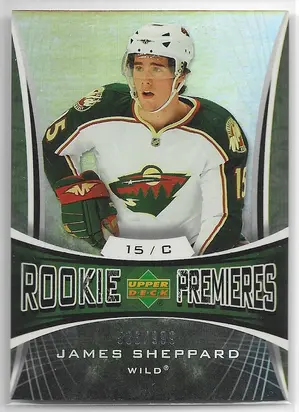 2007-08 Trilogy #153 James Sheppard RC (586/999)