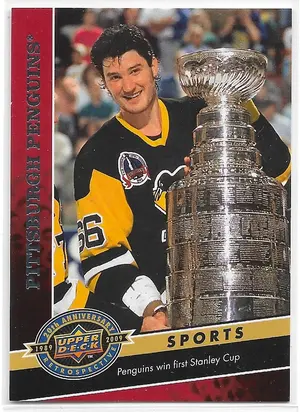 2009 UD 20th Anniversary Retrospective #296 Mario Lemieux