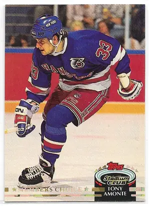 1992-93 Stadium Club #250 Tony Amonte (Member's Choice)