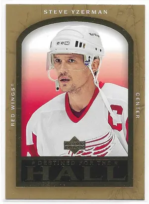 2005-06 Upper Deck Destined For The Hall #DH1 Steve Yzerman