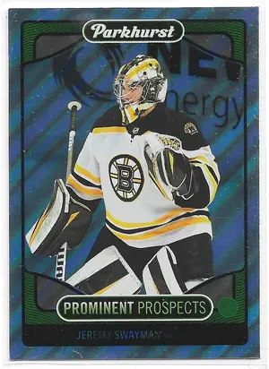 2021-22 Parkhurst Prominent Prospects #PP20 Jeremy Swayman