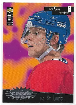 1996-97 Collector's Choice You Crash The Game #C15 Saku Koivu (vs. St. Louis)