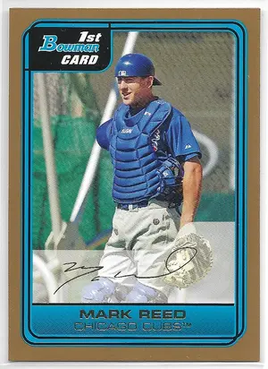 2006 Bowman Prospects Gold #B86 Mark Reed (1st)