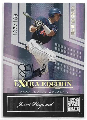 2007 Donruss Elite Extra Edition Signature Turn of the Century #106 Jason Heyward (137/169)