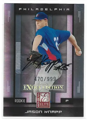 2008 Donruss Elite Extra Edition #130 Jason Knapp (470/999)