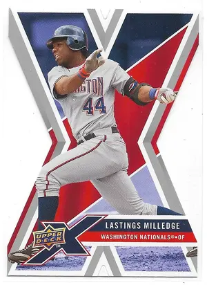 2008 UD X Die-Cut #100 Lastings Milledge