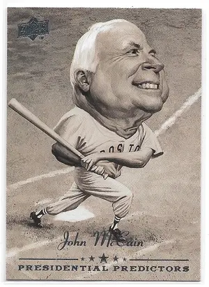 2008 Upper Deck Presidential Predictors #PP-3 John McCain & Ted Williams