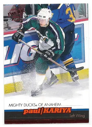 1999-00 Pacific Red #8 Paul Kariya