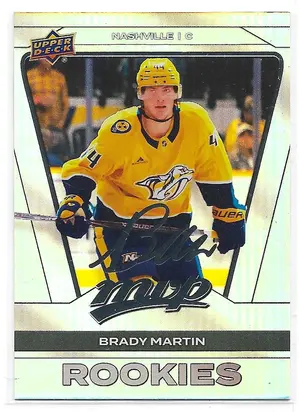 2025-26 MVP Silver Collection CDD Exclusive Silver Script #257 Brady Martin RC