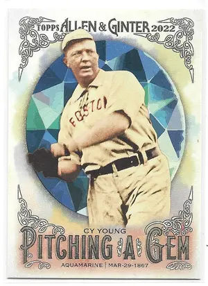 2022 Allen & Ginter Pitching A Gem #PAG-14 Cy Young