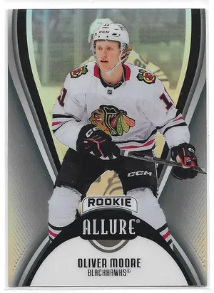 2025-26 Allure Black Rainbow #133 Oliver Moore RC