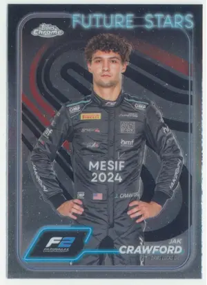 2024 Topps Chrome Formula 1 - Jak Crawford #33 Future Stars F2 Drivers