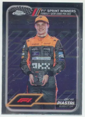 2024 Topps Chrome Formula 1 - Oscar Piastri #151 F1 Sprint Winner