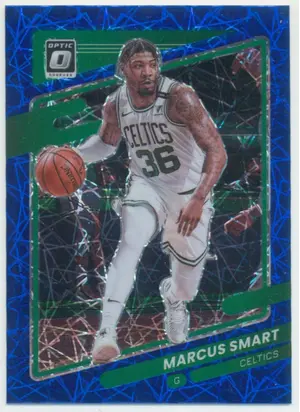 2021-22 Panini Donruss Optic - Marcus Smart #66 Blue Velocity Prizm Parallel