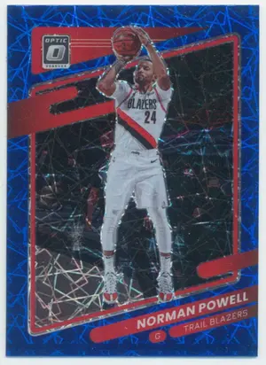 2021-22 Panini Donruss Optic - Norman Powell #121 Blue Velocity Prizm Parallel