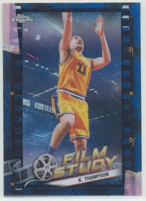 2023-24 Topps Chrome - Klay Thompson #FS-8 Film Study Blue Basketball Refractor
