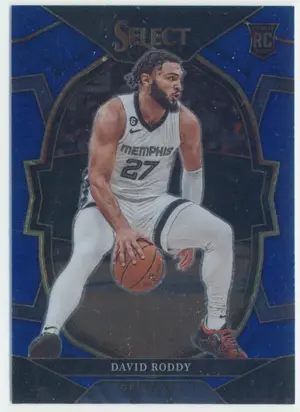 2022-23 Panini Select - David Roddy #78 Concourse RC Blue Parallel