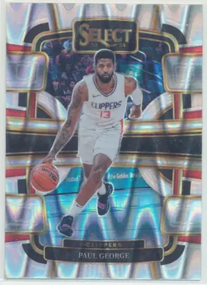 2023-24 Panini Select - Paul George #14 Concourse Tectonic Prizm Parallel