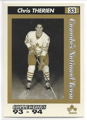 1993-94 Alberta Lotteries Team Canada #NNO Chris Therien