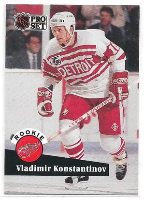 1991-92 Pro Set #533 Vladimir Konstantinov RC