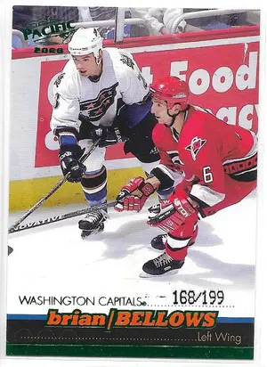 1999-00 Pacific Emerald Green #435 Brian Bellows (168/199)