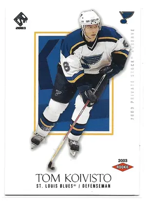 2002-03 Private Stock Reserve Retail #180 Tom Koivisto RC (0788/1550)