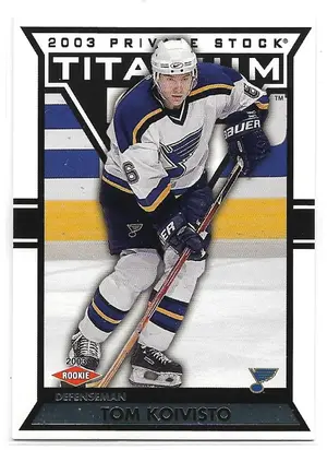 2002-03 Titanium Retail #134 Tom Koivisto RC (0518/1475)