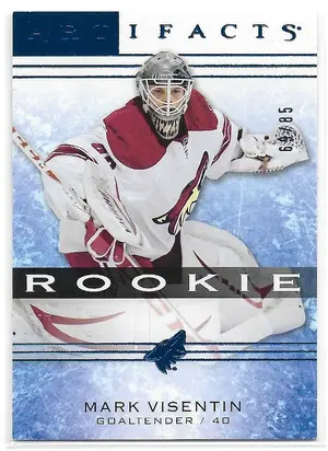 2014-15 Artifacts Sapphire #122 Mark Visentin RC (69/85)