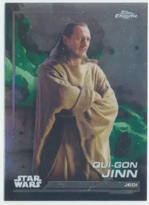 2024 Topps Chrome Star Wars - Qui-Gon Jinn #128