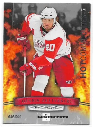 2007-08 Hot Prospects #116 Henrik Zetterberg (645/999)