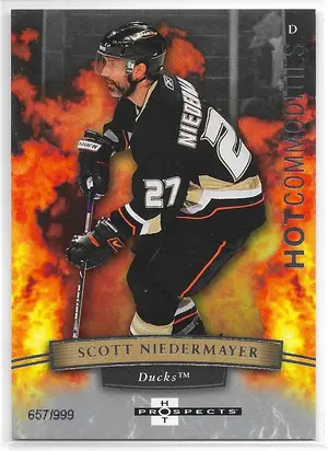 2007-08 Hot Prospects #152 Scott Niedermayer (657/999)
