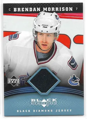 2006-07 Black Diamond Jerseys #J-BM Brendan Morrison