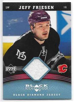 2006-07 Black Diamond Jerseys #J-JF Jeff Friesen