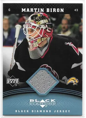 2006-07 Black Diamond Jerseys #J-MB Martin Biron