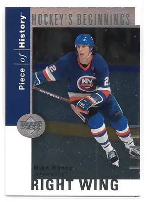 2002-03 Piece of History Hockey's Beginnings #HB7 Mike Bossy