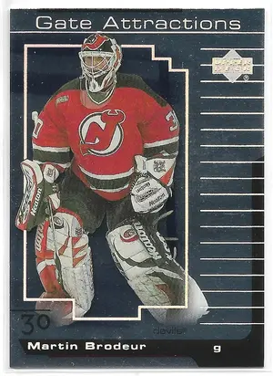 2000-01 Upper Deck Gate Attractions #GA8 Martin Brodeur
